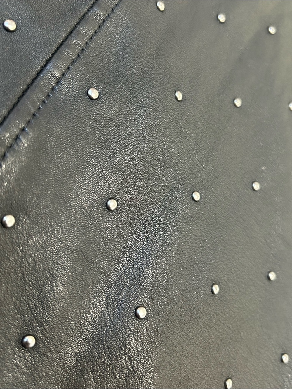 Harley-Davidson Studded Lambskin Leather Jacket Size Large - Picture 9 of 14